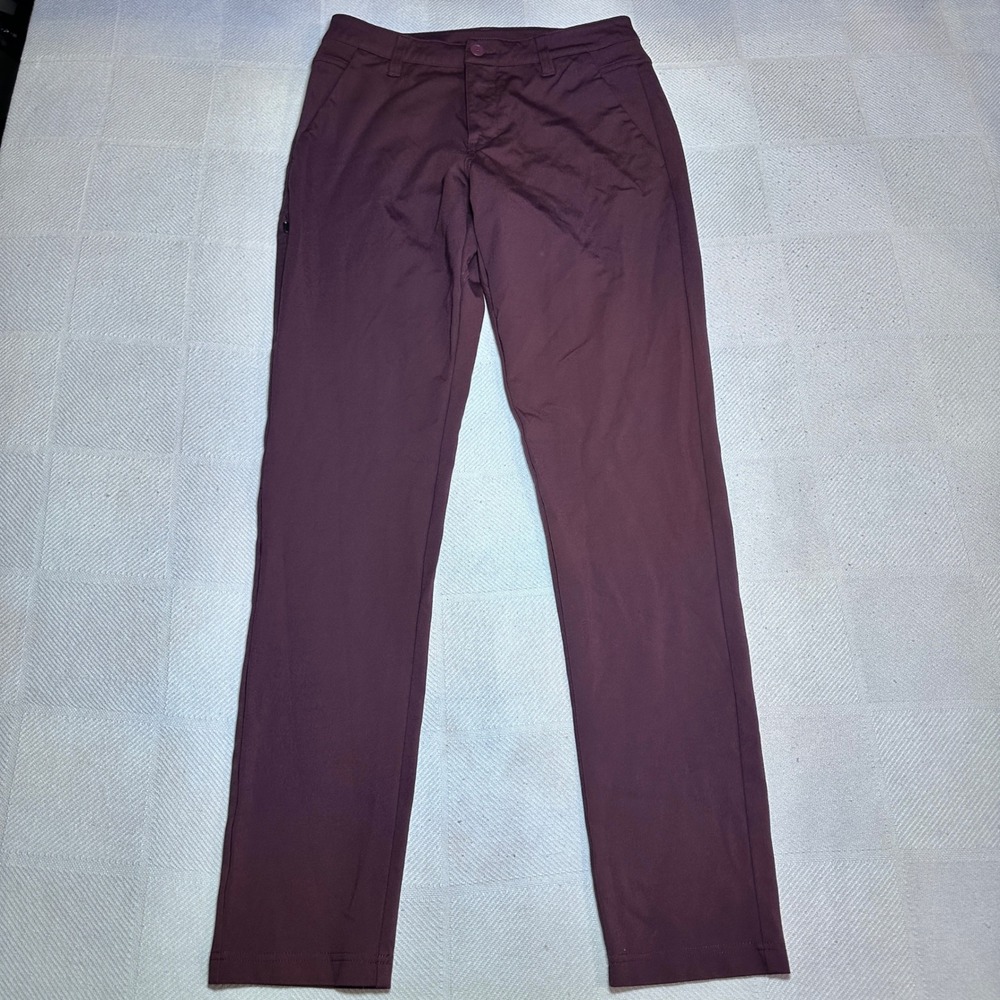 BYLT Everyday Pant 2.0 Mens 33 Tall (29x33) Slim Fit Technical Commuter‎ Maroon